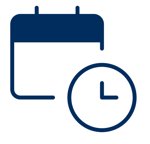  Calendar and time icon